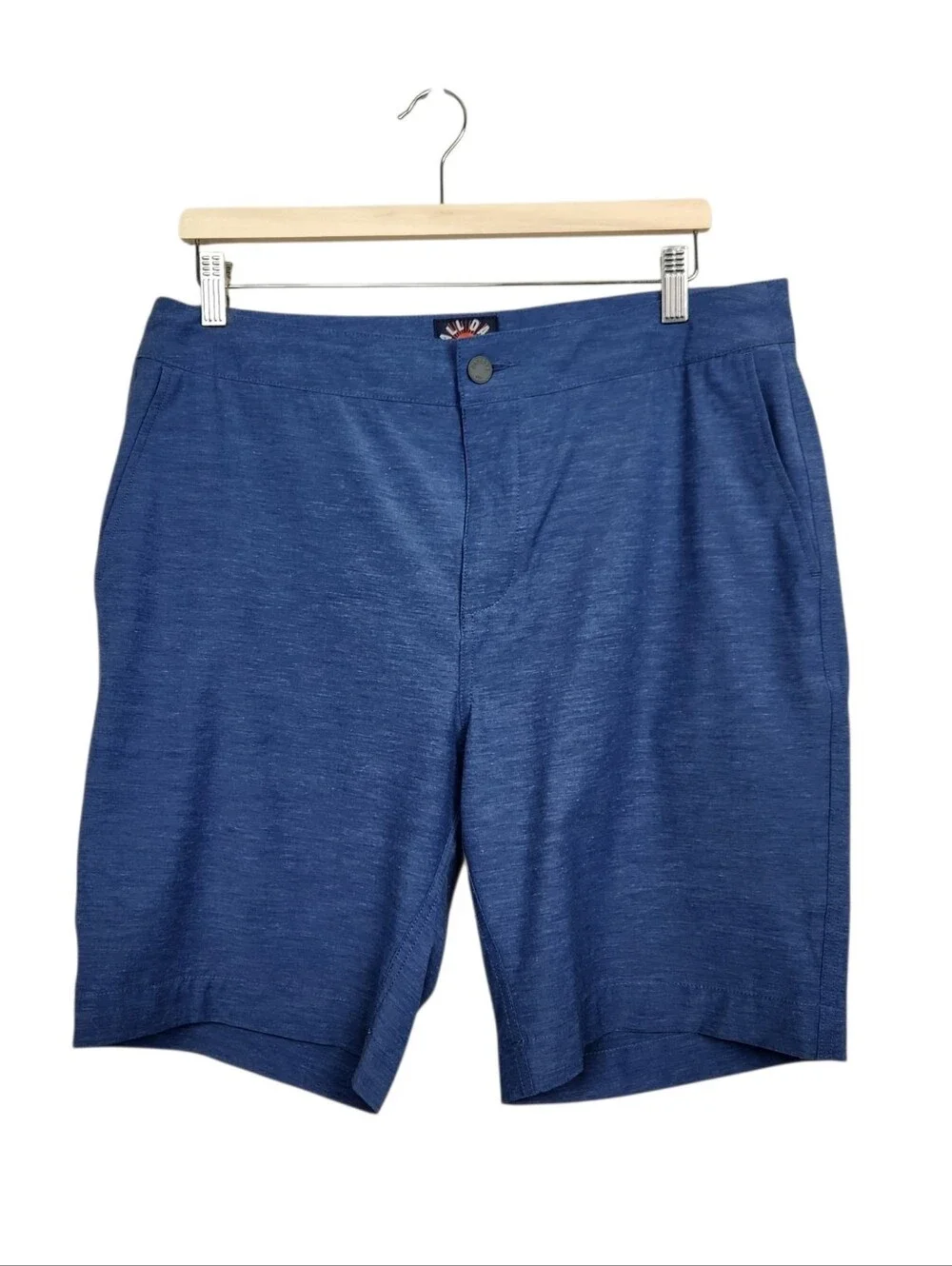 Faherty All Day Shorts Chino Blue Mens Size 34